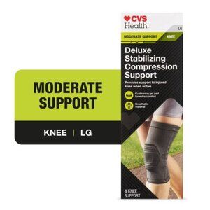 CVS Health Deluxe Stabilizing Compression Knee Support Large